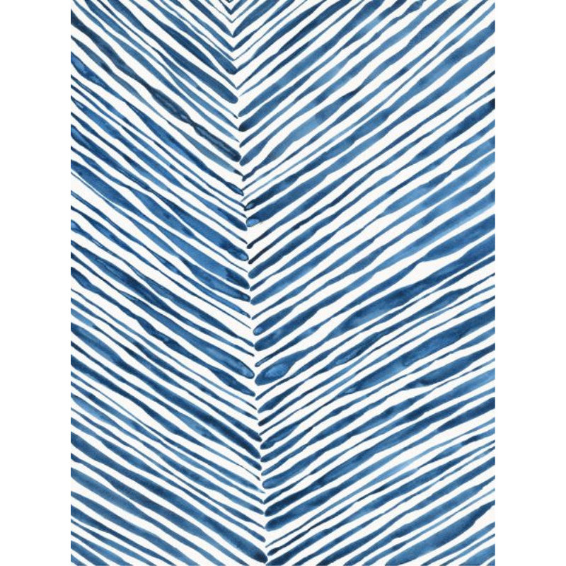Blue Wood IV Painting by Sara Brown, Glass Coat, 32" H x 24" W