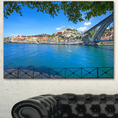 " Douro River And Iron Bridge Portugal "