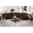 Mclean Dark Brown Power Reclining Sectional Sofa