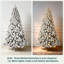 Arbre de Noël artificiel pré-éclairé enneigé -248378082