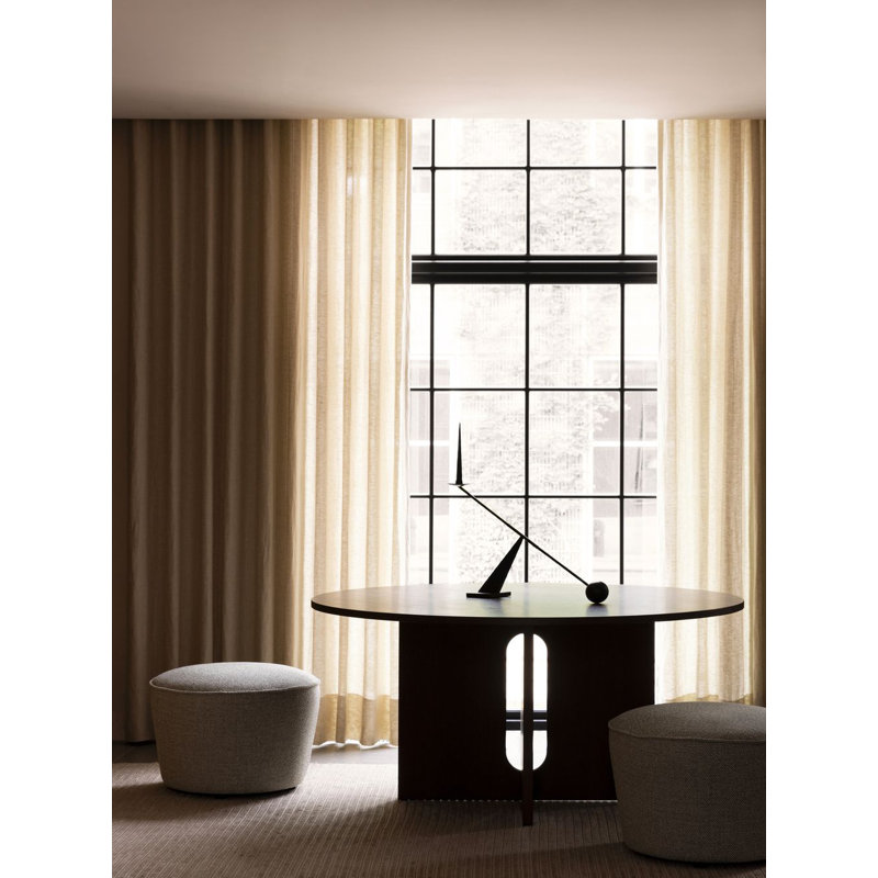 Interconnect Candlestick, Black, 16.3" H x 27.6" W x 5.1" D