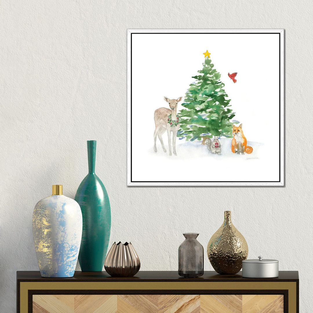 Woodland Animal Christmas von Susan Windsor - Gallery-Wrapped Canvas Giclée on Canvas