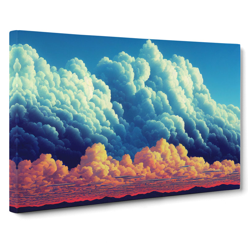 Angelical Clouds - Wrapped Canvas, 35cm H x 50cm W x 3cm D