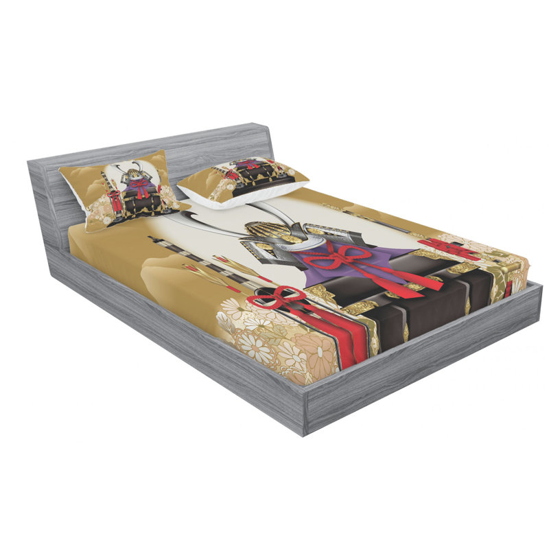 Microfiber Sheet Set, Queen Sheet Set + Fitted Sheet + 2 Pillowcases