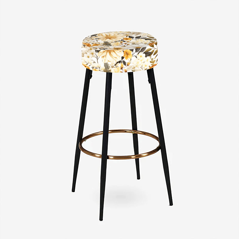 Ensemble de 2 tabourets de bar Rustic Floral Warmth Brilliance