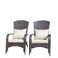 Chaise de patio avec coussins (coussin)-240419466