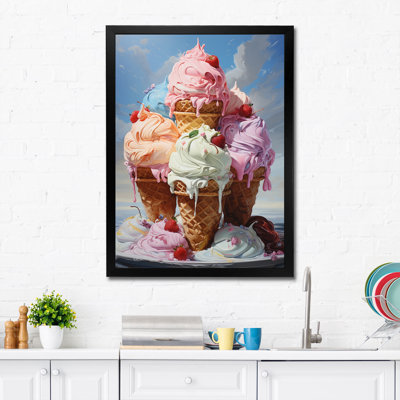 «Food Ice Cream II», reproduction sur toile