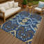 Tapis ikat intérieur / extérieur lavable à la machine Chantille ACN2614-1004354928-1004354930