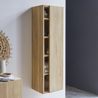 Typo Solid Wood Linen Cabinet