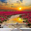 Panneau de papier peint adhésif Sunshine Rising-93996631