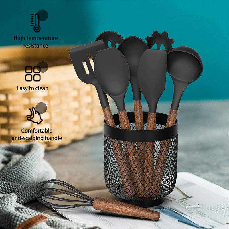 Ruya Company 8 Utensil Set, Grey
