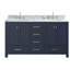 Modero 60" Double Bathroom Vanity with Top-227115602-227115608