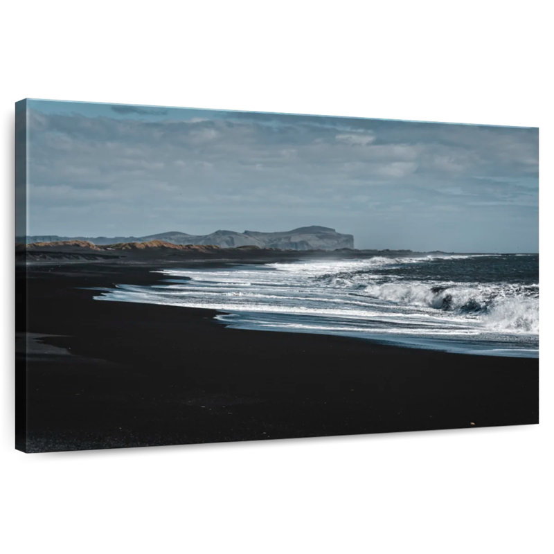 Gillard Vik Black Sand Beach, 16" H x 24" W