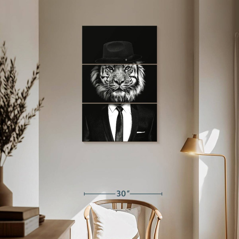 Ketti Classy Tiger III, 57" H x 36" W