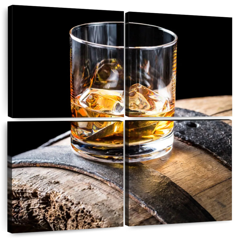 Brandy Drink From The Barrel, 74" H x 74" W