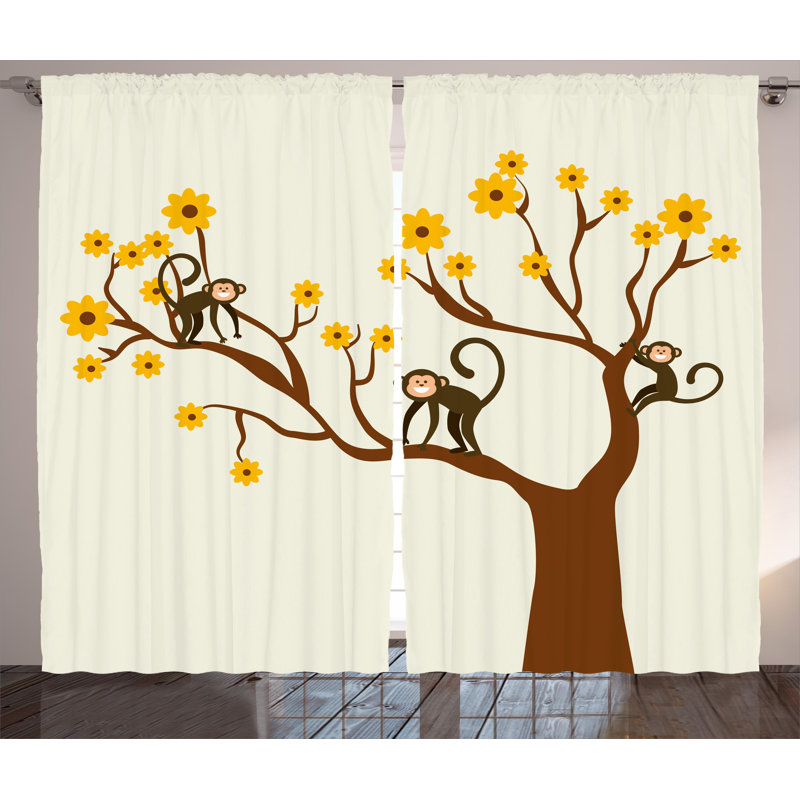 Semi Sheer Curtain Pair, 54" x 96"