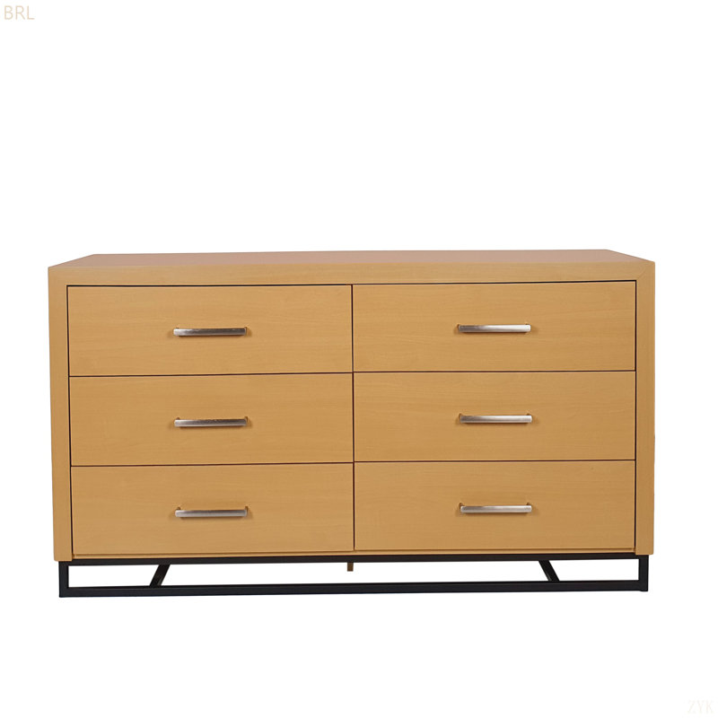 6 Commode 6 tiroirs, Érable