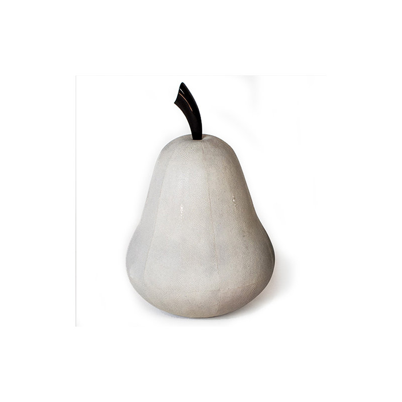 Sculpture chagrin et corn poirier, Ivoire antique