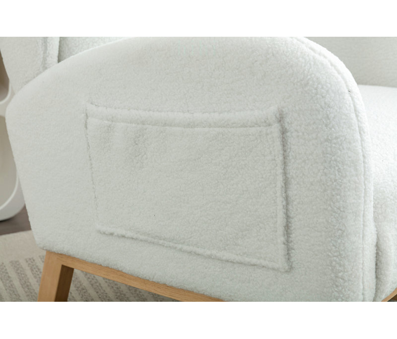 Teddy Rocking Chair, Ivory