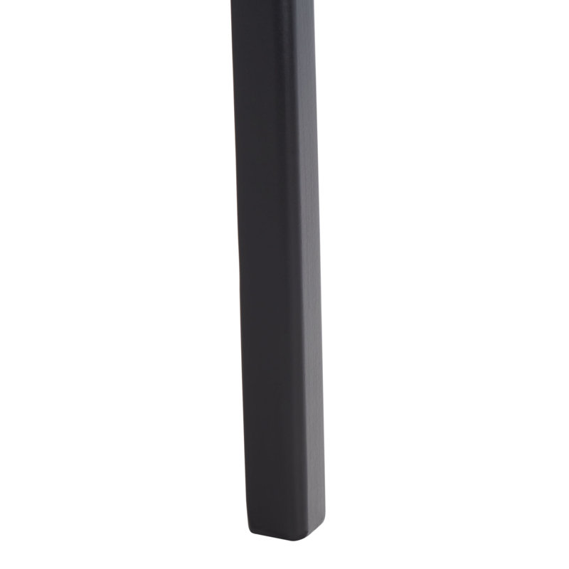 Bluebelle Counter Stool with Solid Wood Frame, Black/Natural, Bar Stool (29.53" Seat Height)