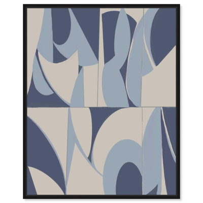 «Modern Shapes Blue Decor» par Notoriart