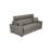 Capozzi 85" Genuine Italian Top Grain Leather Queen Sleeper Sofa Bed with Memory Foam Mattress-1492998273