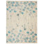 Tapis à motif floral ivoire Zaizi-87129204