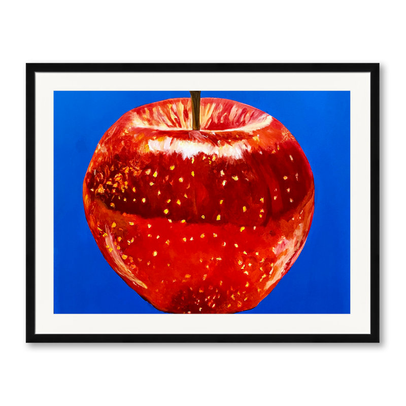 Big Apple Print by Tom Blood, Black Framed Paper, 25.25" H x 31.25" W