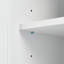 Armoire décorative, armoire de rangement haute avec deux tiroirs-400986690