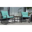2 - Person Patio Dining Set with Square Table , Cushions Included-1809746375