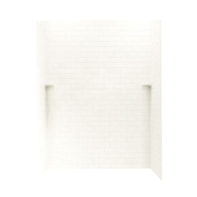 Solid Surface Three Panel Shower Wall