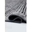 Rapture Black/Gray Stripes Luxury Area Rug-68861486