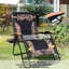 Chaise rembourrée inclinable zéro gravité avec coussin