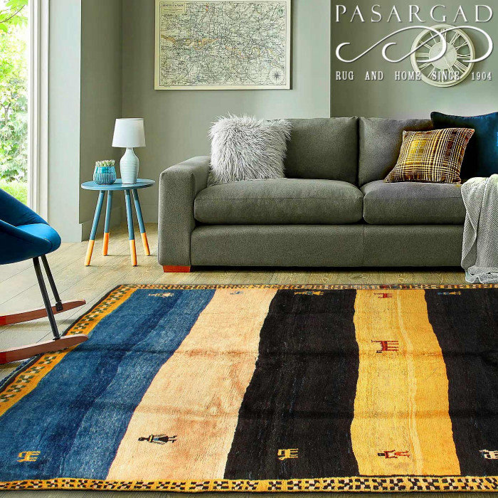 Tapis en laine d'agneau rectangulaire unique de 8 pi 5 po x 11 pi 7 po Rupendra