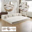Canapé convertible modulaire avec coussins amovibles-460213622