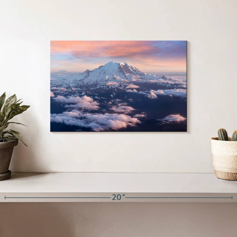 Alvord Mount Rainier, lever du jour, H 8 po x l 12 po