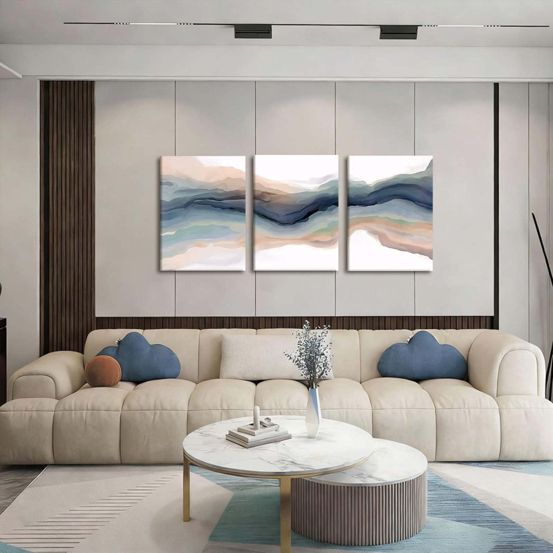3 Piece Wrapped Canvas Wall Art