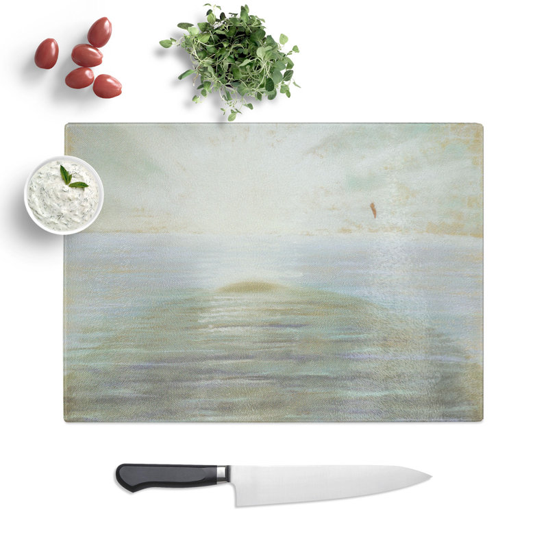 Sunrise by Mikalojus Konstantinas Chopping Board, 20cm W x 28.5cm L