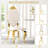 Luxury Dining Chair Set, Oval Carved Backrest, Polished Mirror Stainless Steel Legs-267781926-267781928