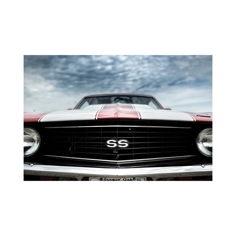 Camaro rouge SS SSRV284, H 12 po x l 18 po x 1,5 po