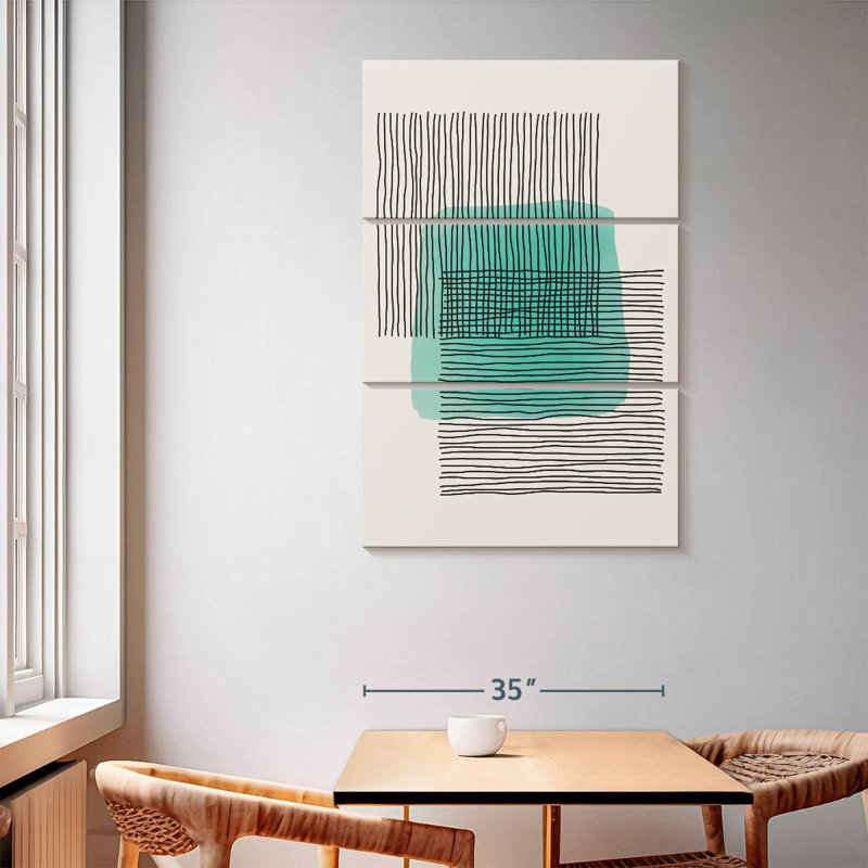 Avery Lines On Square, H 65 po x l 42 po