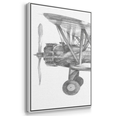 «Technique Flight I», reproduction de cadre flottant sur toile, 3 pièces