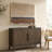 47 Inch Sideboard Buffet Cabinets With 2 Wood Doors And 2Drawers  Minimalist Wooden Storage Cabinet with Metal Handles for Living Room, Kitchen-1174240526
