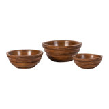 Bilbao 3 Piece Wood Nesting Bowl Set