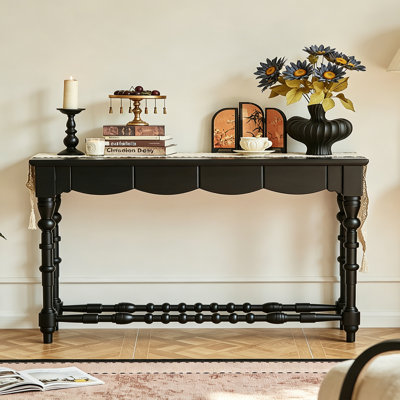 Console Mid-Century noire