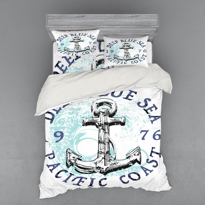 Ensemble de housse de couette Anchor, Housse de couette grand + 3 pièces supplémentair