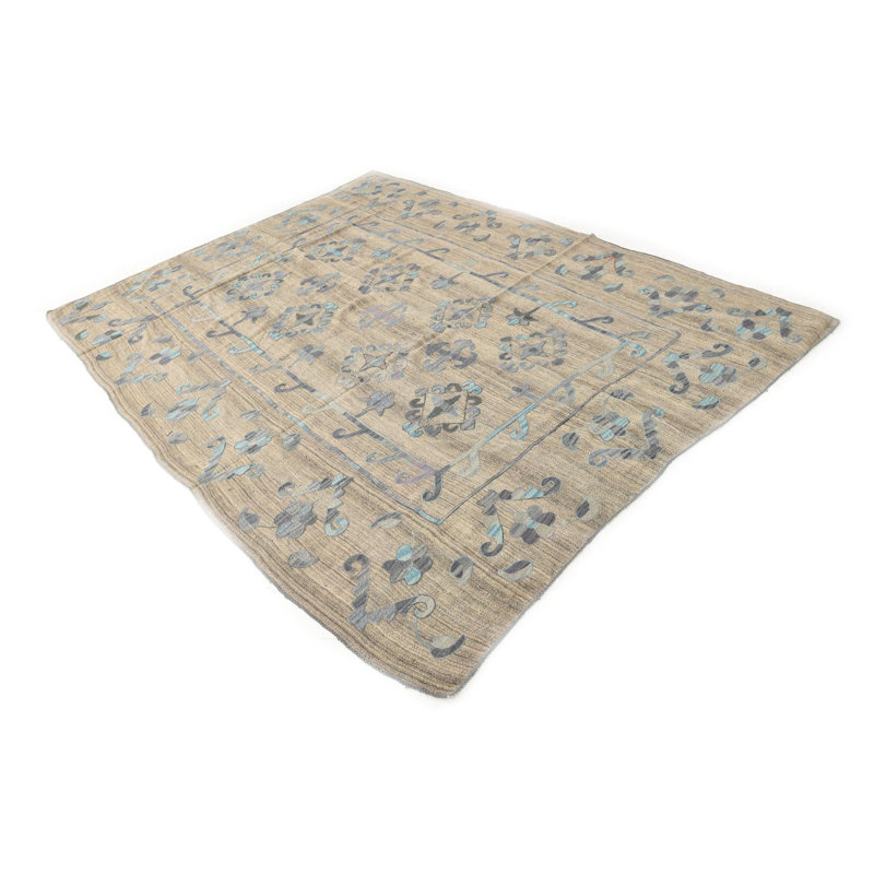 Tapis brun clair 6x9 Pinkerton