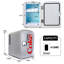 Mini frigo Coca-Cola 4L refroidisseur / réchaud 12V DC 110V AC, gris