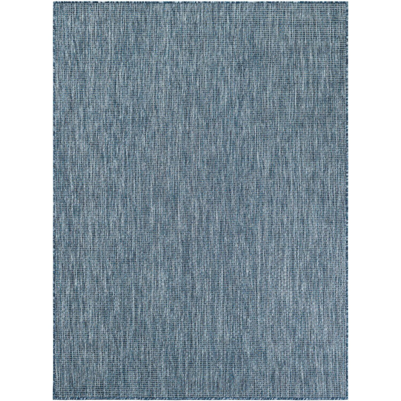 Tapis intérieur / extérieur couleur bord de lac Santina, Rectangle 5 pi 3 po x 7 pi 1 po