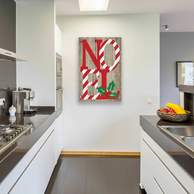 «Noel» par Misty Michelle, art en verre acrylique Wal